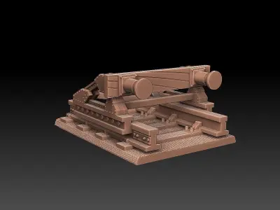 Modular Railroad Grid 3D print model