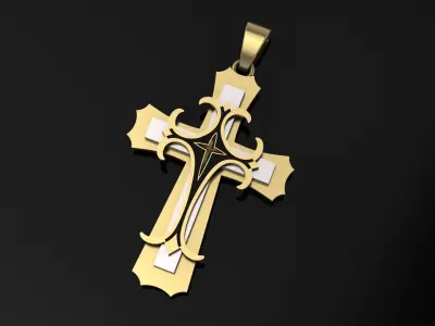 Cross Pendant  3D print model