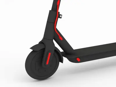 Electric Scooter 2 3D model