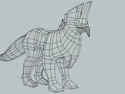 game character  Low-poly 3D model
