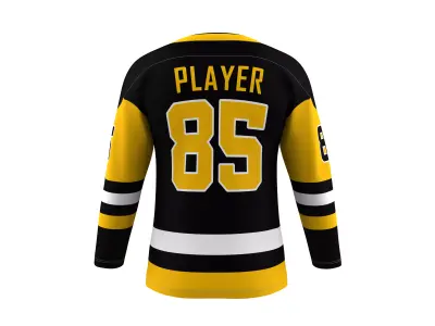 Hockey Jersey Diamond Neck 3D model