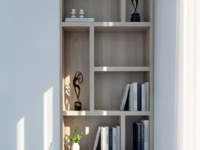 Modern Bookshelf 3D Model Collection 3D model