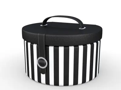 Round Decor Box - Jewellery Box 3D model