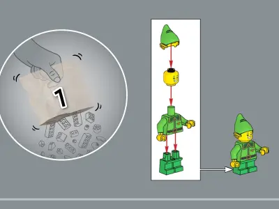 TwindBricks3D - 10339 Santa Post Office 3D print model