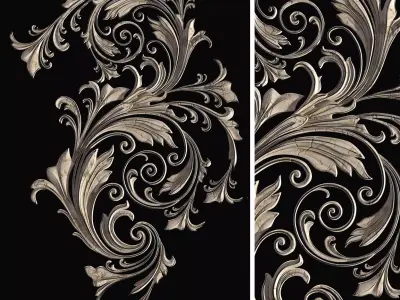 Sahra Ornament 02 3D model