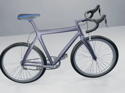 opera bicycle Low-poly 3D model
