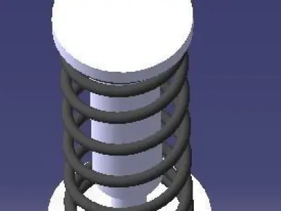 helical spring 3D model