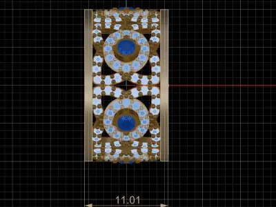 Wedding ring  3D print model 63