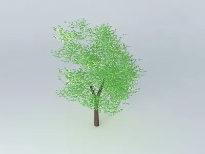 Tree corporate university Free 3D model