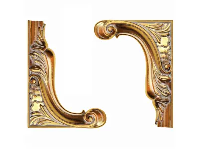 Classic corbel 03 3D model