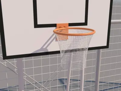 Basketball Court 3D model