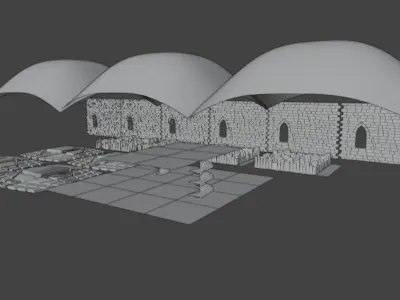 Stage Virtual Free 3D model