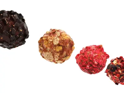 Chocolate Truffle collection 3D model