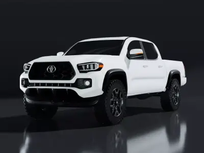 Toyota Tacoma Low-poly 3D model
