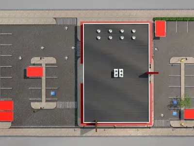 Burger Shopping  3D model