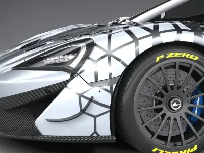 McLaren 620R 2020 3D model