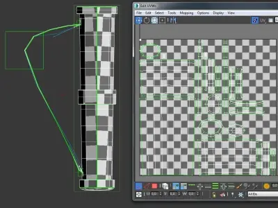 SPORT---ARCHERY---Quiver wooden pen Low-poly 3D model