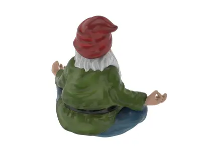 Gnome Statue 01 3D model