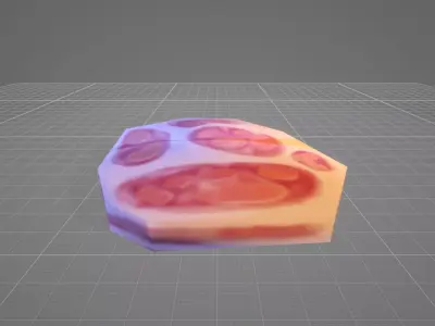 Beef FBX - GAME Object Free low-poly 3D model