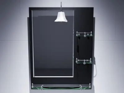 Bathroom Mirror Free 3D model