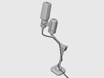 Podcast Microphone 3D model
