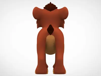 Kovu Cub Low-poly 3D model