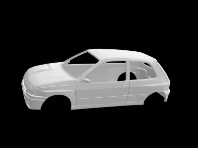 Renault clio Williams 3D print model
