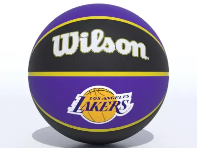 Wilson Los Angeles Lakers Basketball  3D model