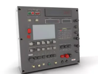 Advanced Control Panel Model Pack for Simulations and Games Low-poly 3D model