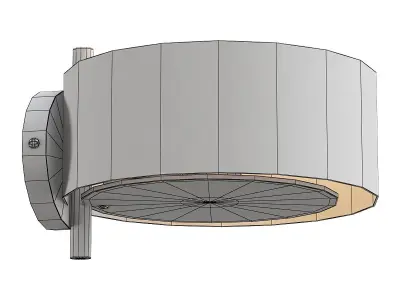 foresta-sl483-501-01 wall light with shade 3D model