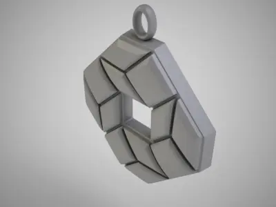 Wheat Head Necklace 3D print model