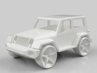 Jeep Wrangler 3D print model