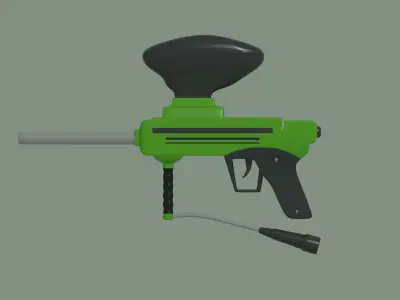 Paintball Gun 3D model