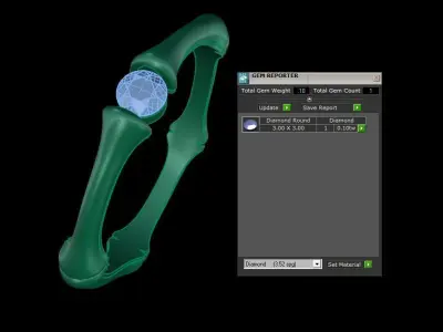 Bone Ring Gens and Ladies 3D print model