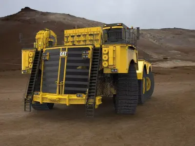 Tow haul truck 3D model