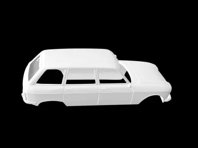 Peugeot 204 Break 3D print model
