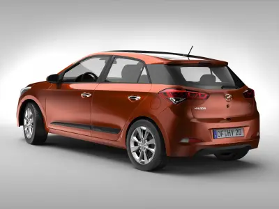 Hyundai i20 2015 3D model