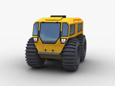 Sherp N 1200  Low-poly 3D model