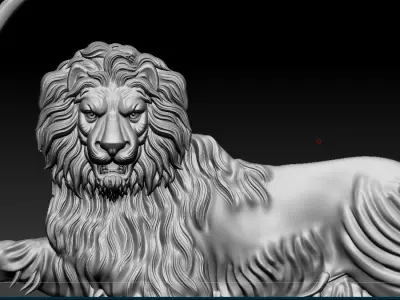 Shir o Khorshid pendant 3D print model