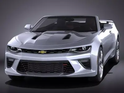 Chevrolet Camaro Cabrio 2016 VRAY 3D model