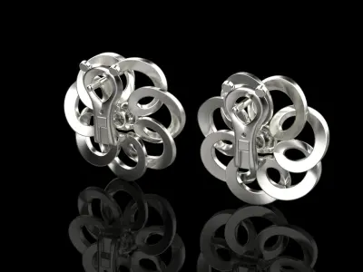 Earrings 9035 3D print model