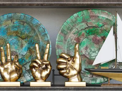 Set-165 bookcases for home decor - how to build bookcase 3D model