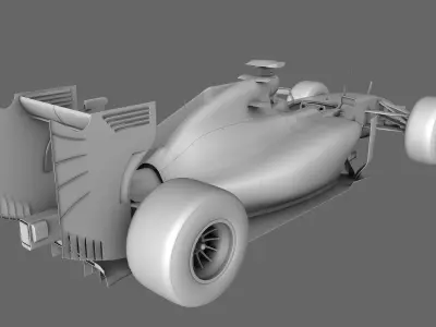 F1 Williams Mercedes FW37 Season 2015 3D model
