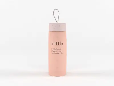 Plastic Water Bottles 3D model