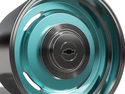BILLET SPECIALATIES MOTOR CITY WHEEL  3D print model
