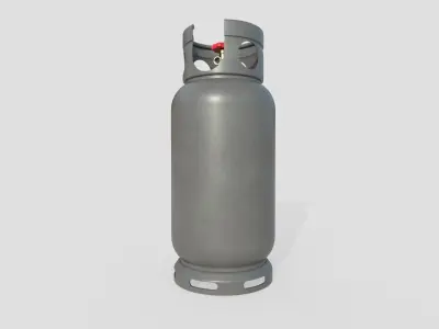 Gas Bottle M1 Low-poly 3D model