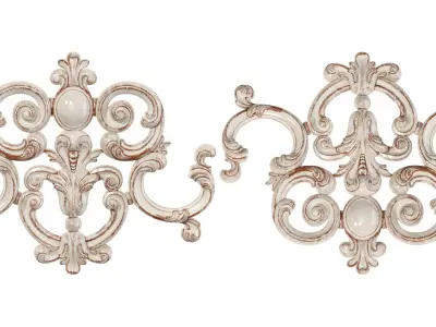 Classic carved 217 3D model