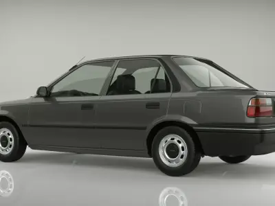 Toyota Corolla AE92 3D model