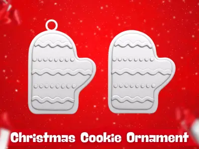 Christmas Cookie Ornament - Pendant -  Christmas Tree 6 3D print model