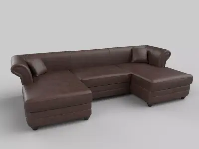 Sofa set 3D model